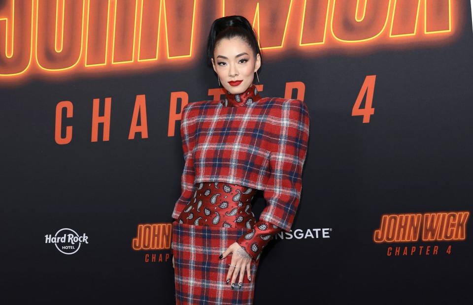 rina sawayama at a john wick chapter 4 screening