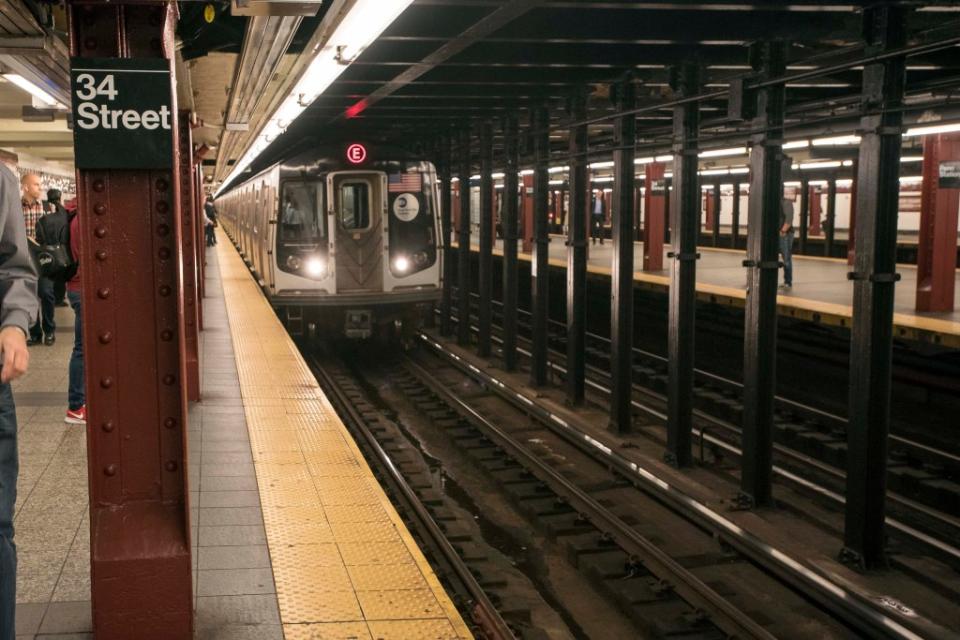 The 64-year-old was shoved onto the tracks at 34th Street-Eighth Avenue at the northbound A, C, E line platform. David McGlynn