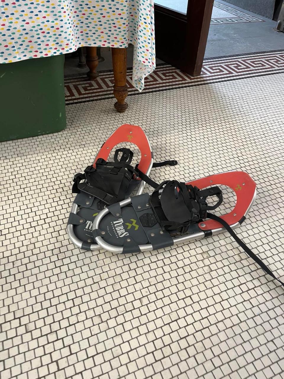 At Beals Memorial Library in Winchendon, library cardholders have the opportunity to borrow not just reading materials but all kinds of items from snowshoes to a Breadmaker. Right now, the library's snowshoes are available to be checked out for three weeks.