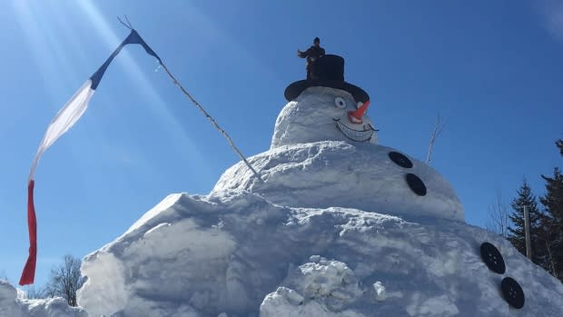 Maine still holds the world record for the tallest snowman