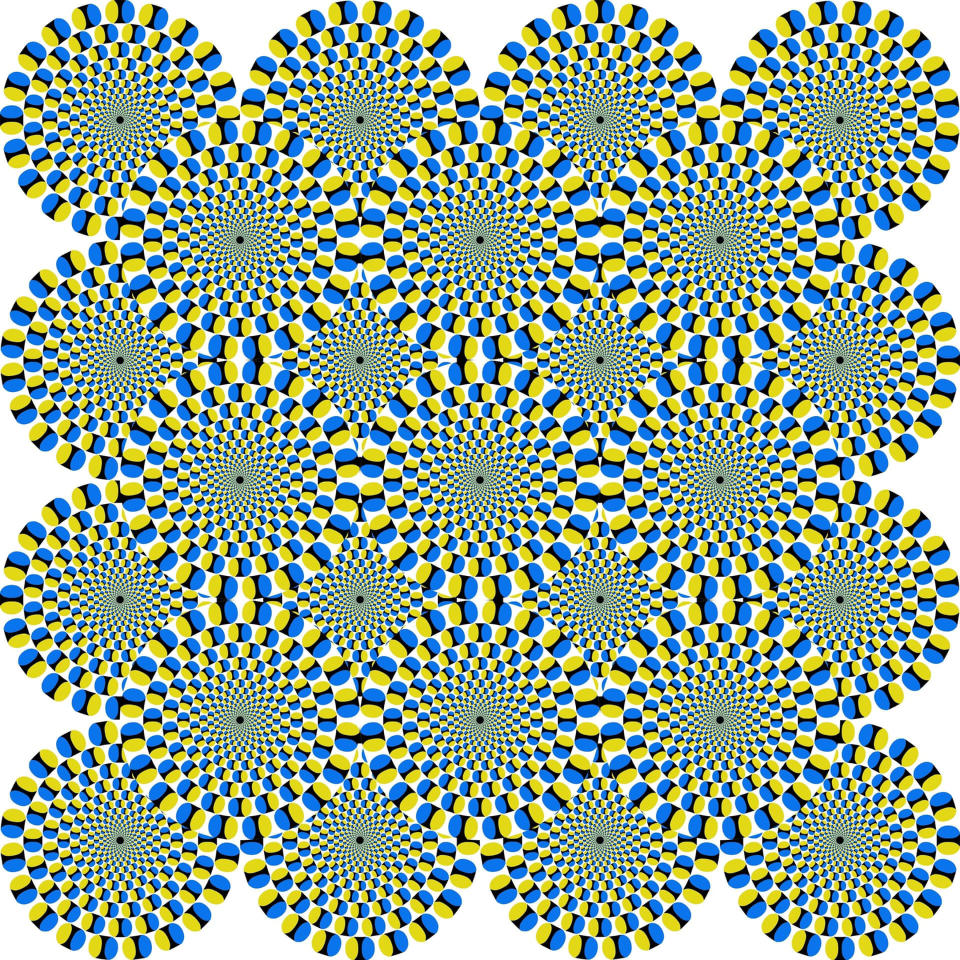 Optical illusions: Spinning discs