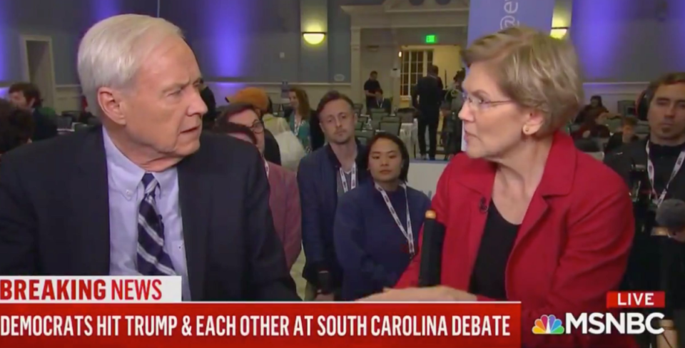 MSNBC Host Chris Matthews Under Fire For Sexist Grilling Of Elizabeth Warren