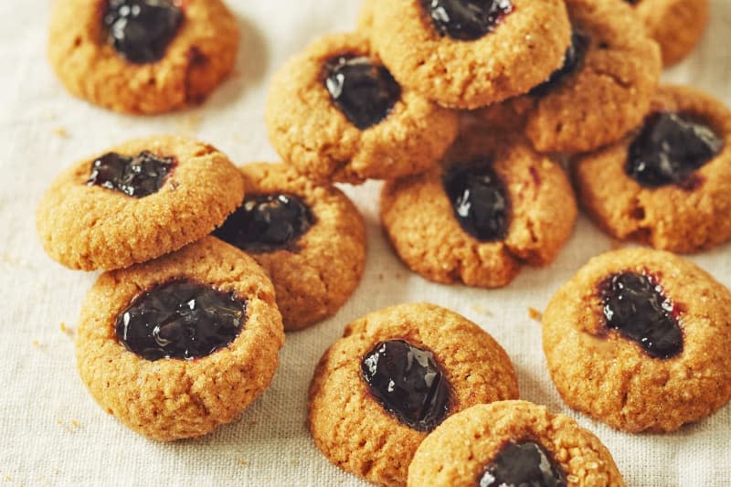 Graham Cracker Thumbprints