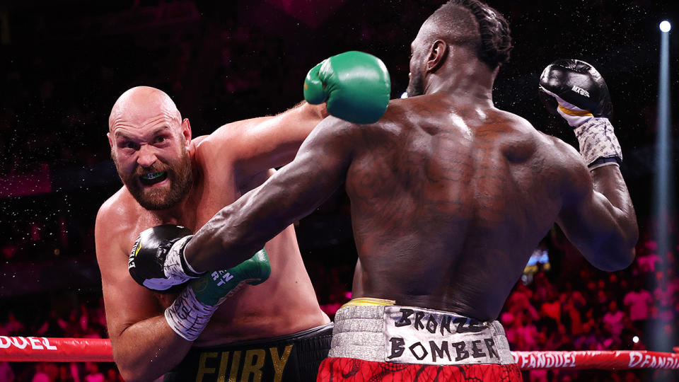 Tyson Fury's trilogy against Deontay Wilder will go down as one of the best seen in heavyweight boxing. (Photo by Al Bello/Getty Images)