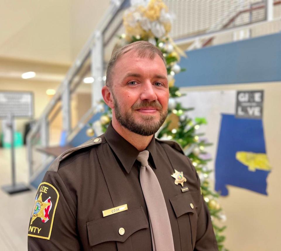 Deputy Jacob Cook of the Lee County Sheriff’s Office will be honored as a First Friday Hero on Dec. 12 for his role in clearing an unresponsive toddler’s airway on Sept. 25.