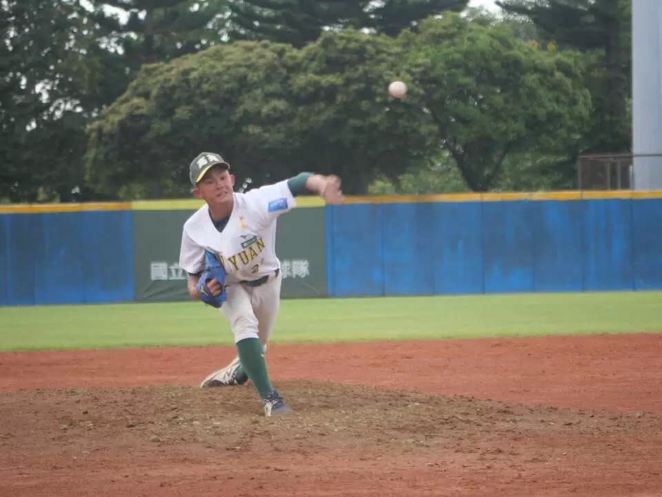 陳昱安先發6.1局奪勝。吳敏欣攝