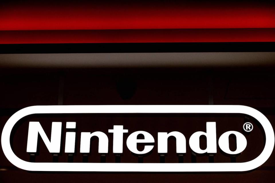 A Nintendo logo is pictured at a store for Japanese games giant Nintendo in Tokyo on February 3, 2022. (Photo by Behrouz MEHRI / AFP) (Photo by BEHROUZ MEHRI/AFP via Getty Images)