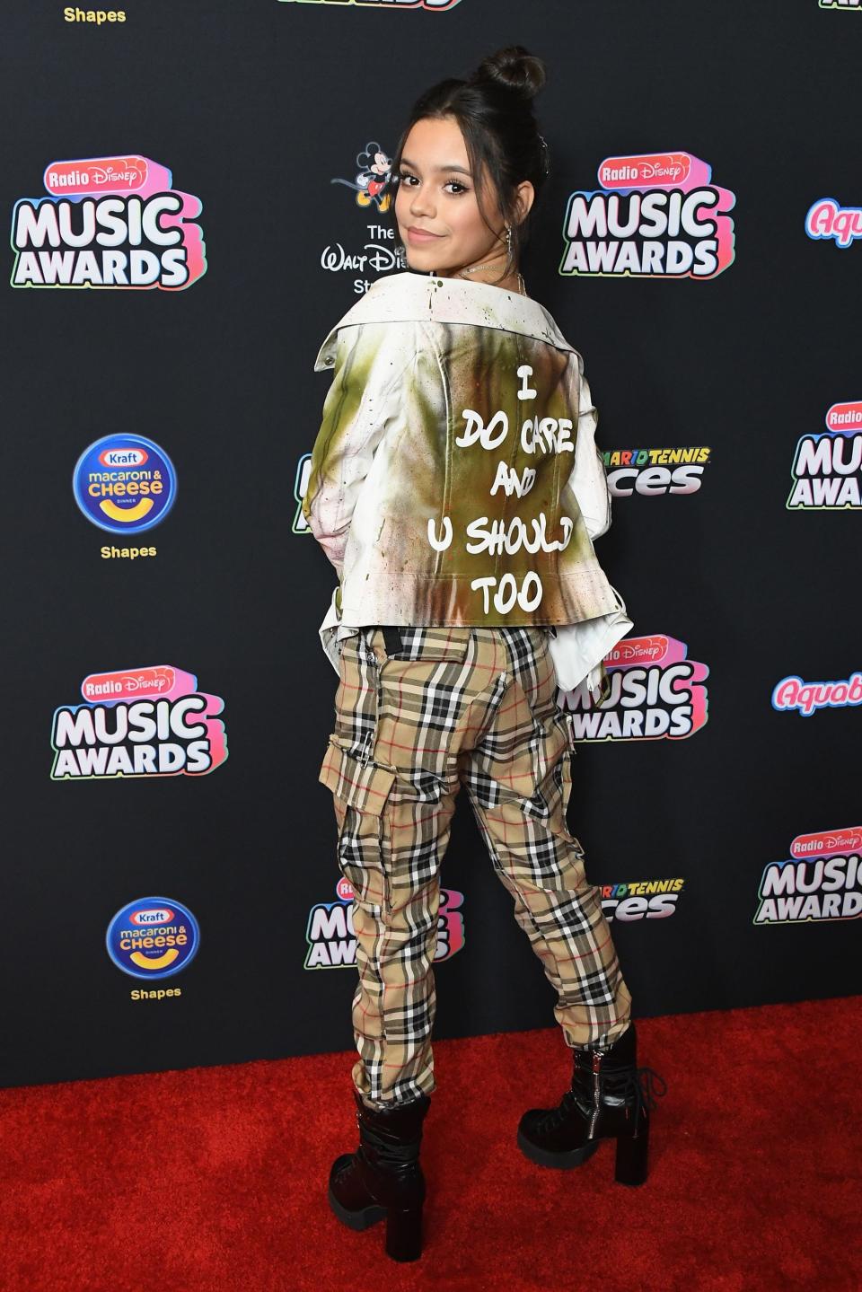 Jenna Ortega "I Do Care And U Should Too" jacket