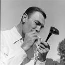 Ben Hogan smoking cigarette, Phoenix, Arizona, 1947 (Photo by Martha Holmes/The LIFE Picture Collection via Getty Images)