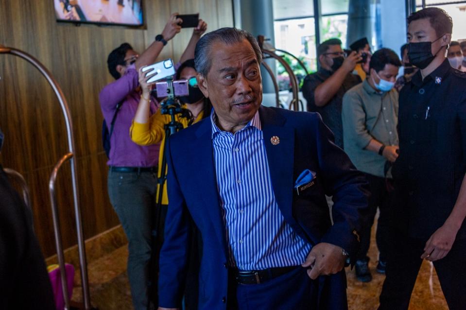 MCA said the country will be mired in yet another political crisis should Muhyiddin's Perikatan government fall now. — Picture by Shafwan Zaidon