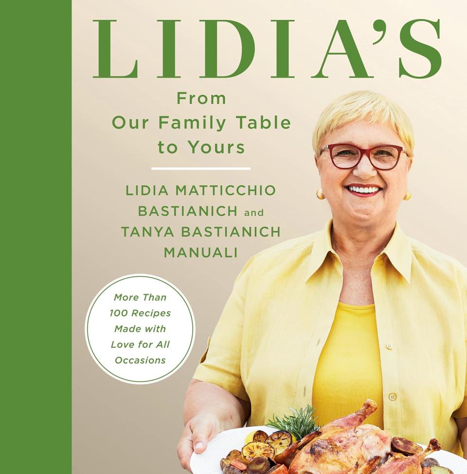 The celebrity chef known to most simply as Lidia, will be at Dave's Fresh Marketplace in East Greenwich signing her newest cookbook. While supplies last, you can buy the book there at a $15 savings of the cover price.