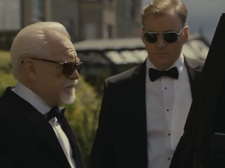 Logan and Colin in "Succession" Season 2