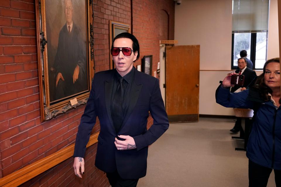 Marilyn Manson reached a plea deal in his case involving a New Hampshire videographer.