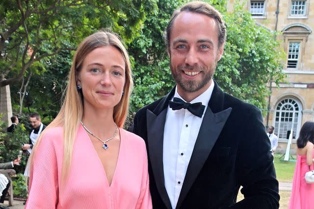 <p>David M. Benett/Dave Benett/Getty</p> Alizee Thevenet and James Middleton attend an event in July 2022.