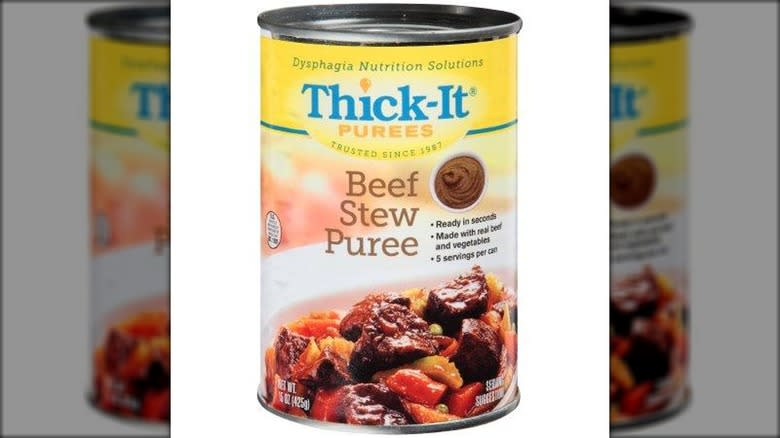 Thick-It pureed stew can