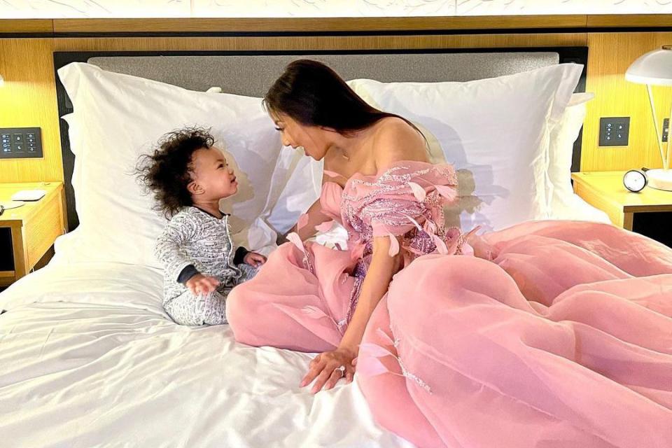 Jeannie Mai Jenkins/Instagram Jeannie Mai and daughter Monaco