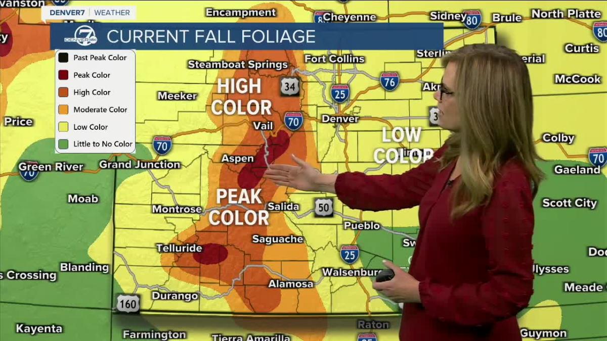 Colorado fall foliage this weekend: Updated map shows best places to ...