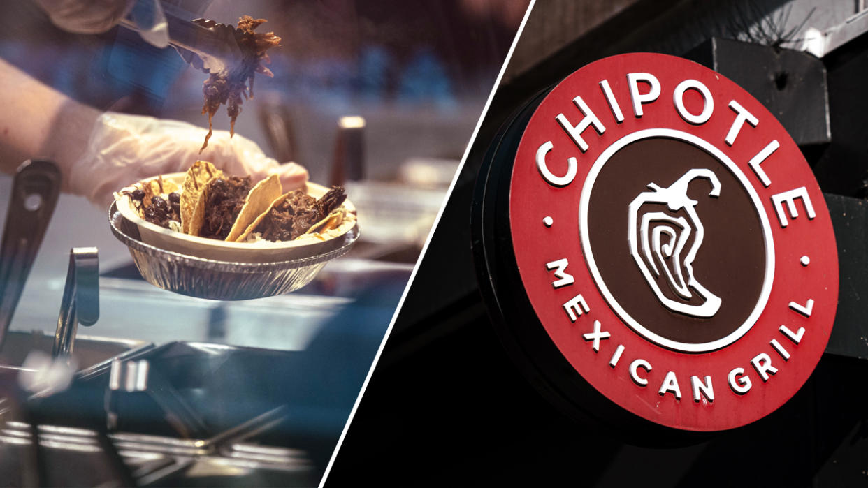 Chipotle tacos and restaurant logo