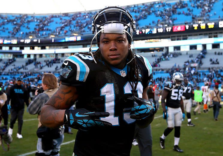 At his current draft price, fantasy owners may want to avoid Kelvin Benjamin. (Getty)