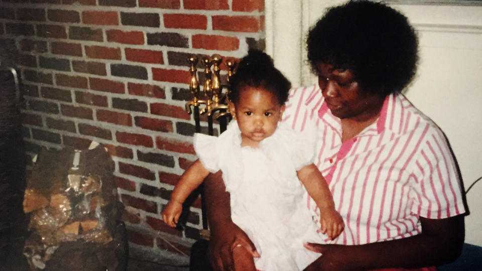 Jasmine Jones with her grandmother. (Photo courtesy of Jasmine Jones)