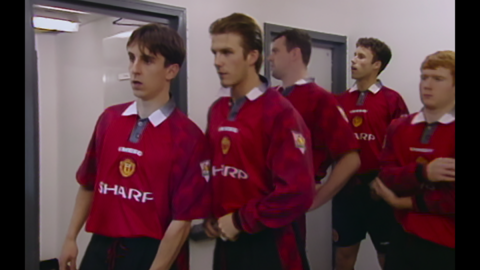 Gary Neville and David Beckham (Beckham Netflix Documentary)