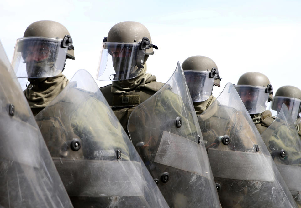 EUFOR military exercise in Kalinovik