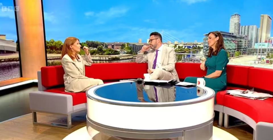 Dooley appeared on BBC Breakfast opposite Jon Kay and Sally Nugent (BBC)