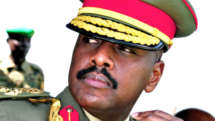 Gen Muhoozi Kainerugaba pictured in 2016