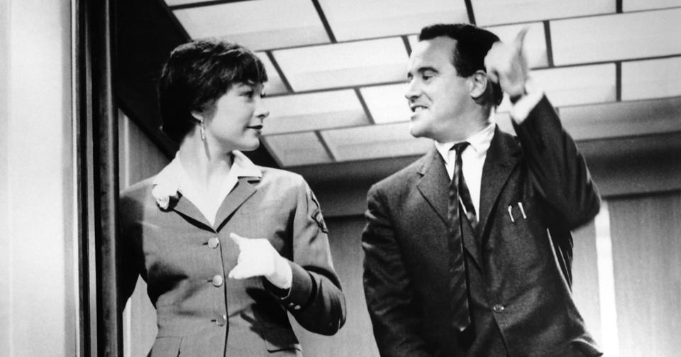 Shirley MacLaine and Jack Lemmon in "The Apartment" [FILE PHOTO]
