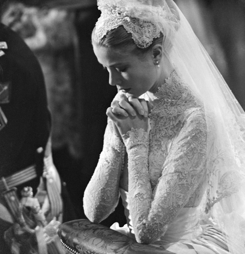 princess grace at her wedding