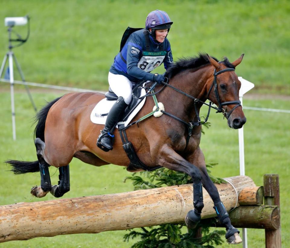 <p>The Barbury Castle International Horse Trials marked Zara's first competition back after giving birth to her third child—and first son—Lucas in March 2021. She competed on her grandmother's horse, Twinkle.</p>