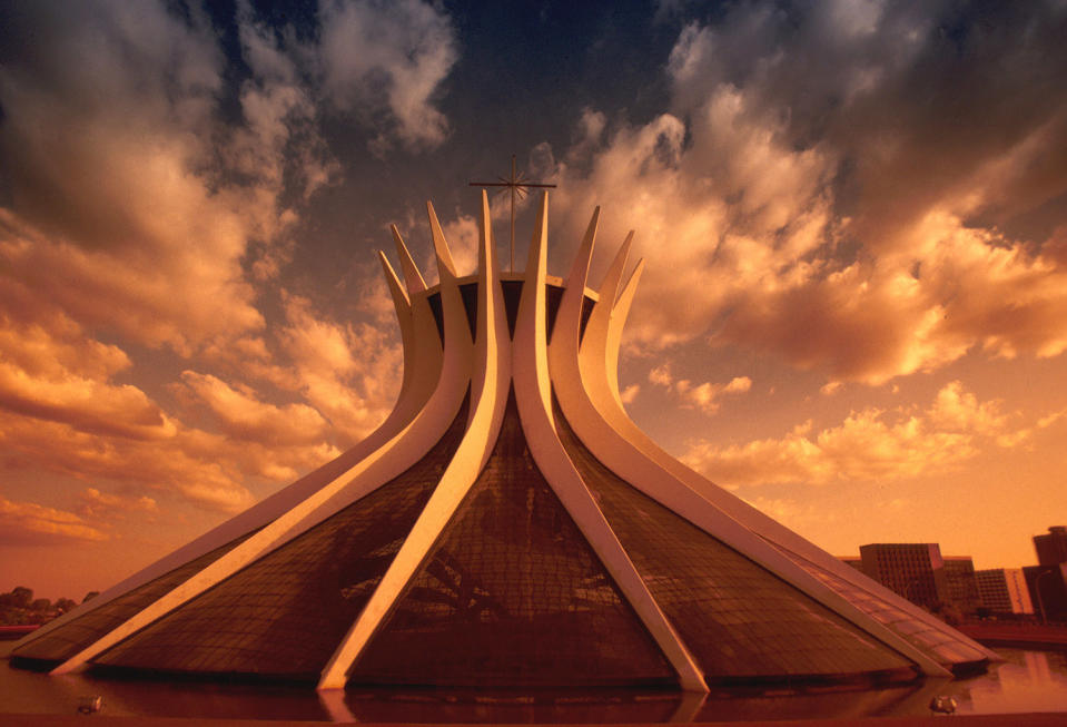 <p>Brasilia was built from scratch beginning in 1956, and is now a landmark of urban planning. Designed architect Oscar Niemeyer and planner Lucio Costa, Brazil’s capital city is full of inventive design, like that of the Catedral Metropolitana, shown here. It is the only city built in the 20th century to be designated a heritage site, and it’s definitely worth taking an architectural tour. World Heritage site since 1987. (Photo: Paulo Fridman/Corbis via Getty Images) </p>