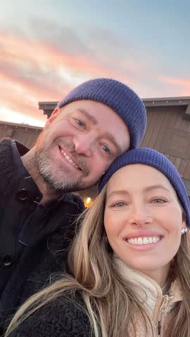 <p>Jessica Biel/Instagram</p> Justin Timberlake and Jessica Biel