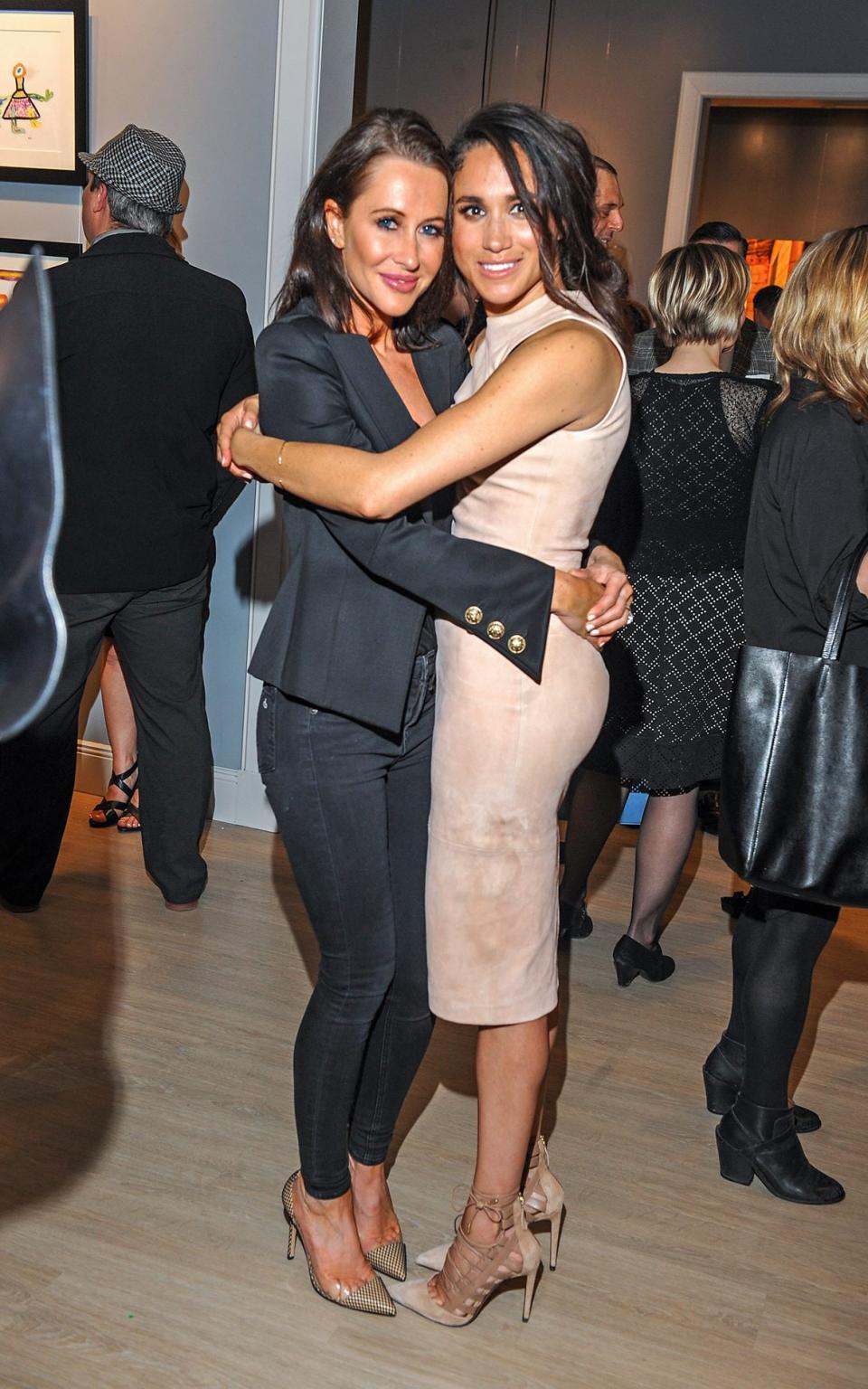 Meghan with her friend Jessica Mulroney in 2016 - Wireimage