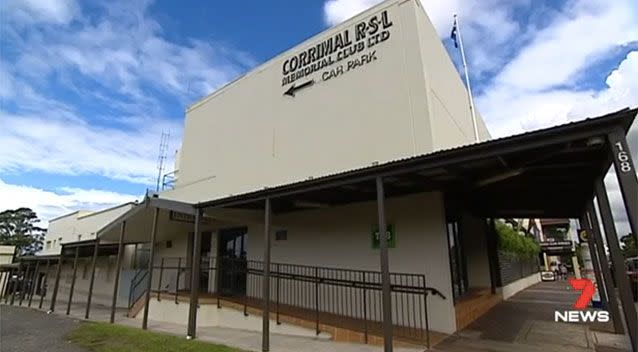 The Corrimal RSL. Picture: 7 News