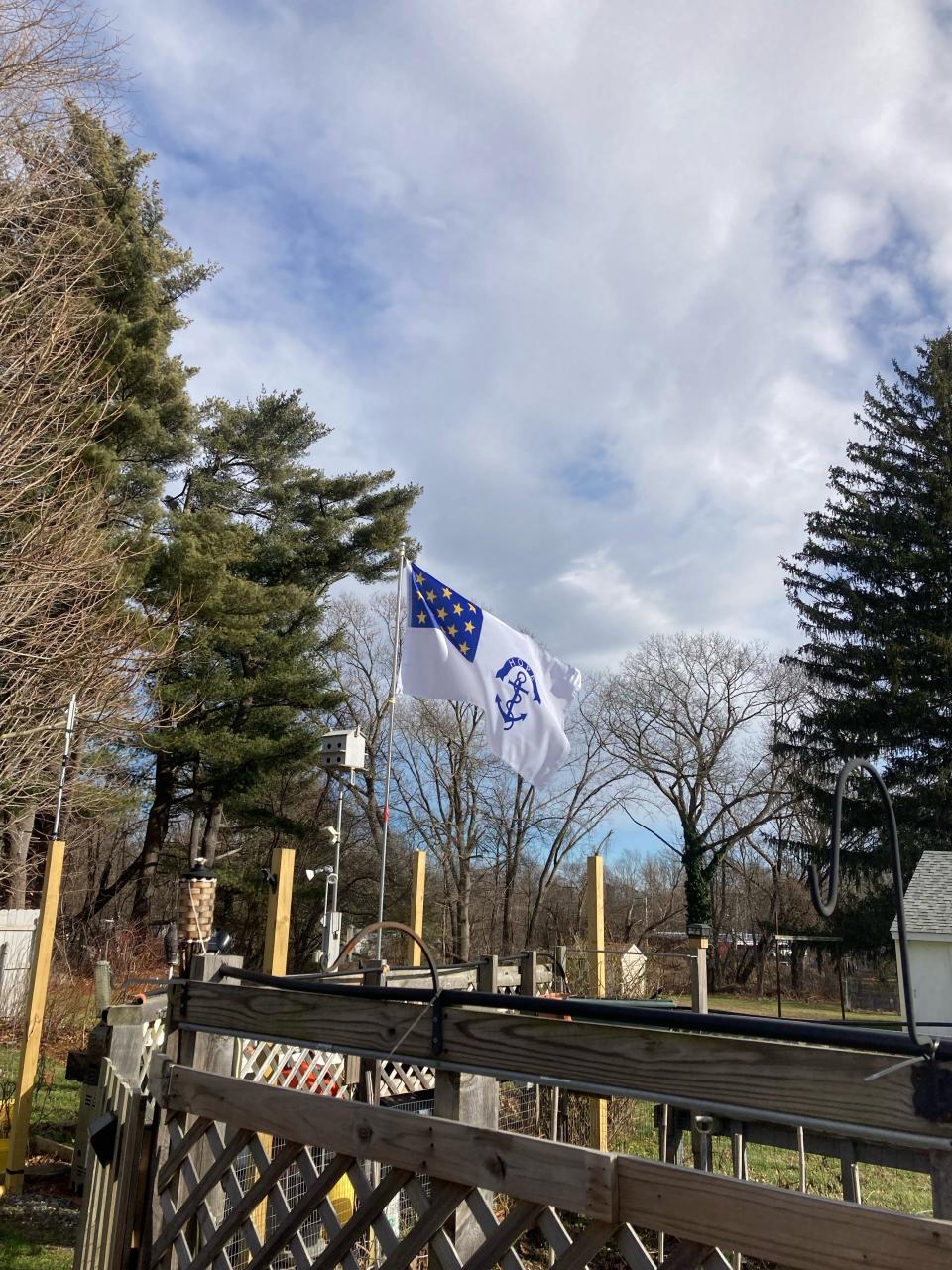 Taunton Election Commissioner Jason Roomes will display a 1st Rhode Island Regiment flag in his yard to honor his ancestor who fought during the Revolutionary War and in recognition of Black History Month.