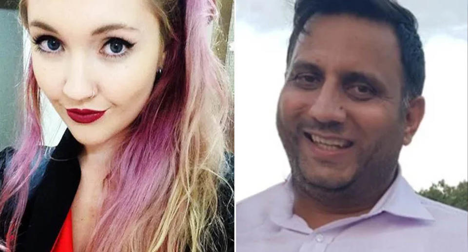 Rajwinder Singh (pictured right) is the lead suspect in the 2018 murder of Queensland woman Toyah Cordingley (pictured left).