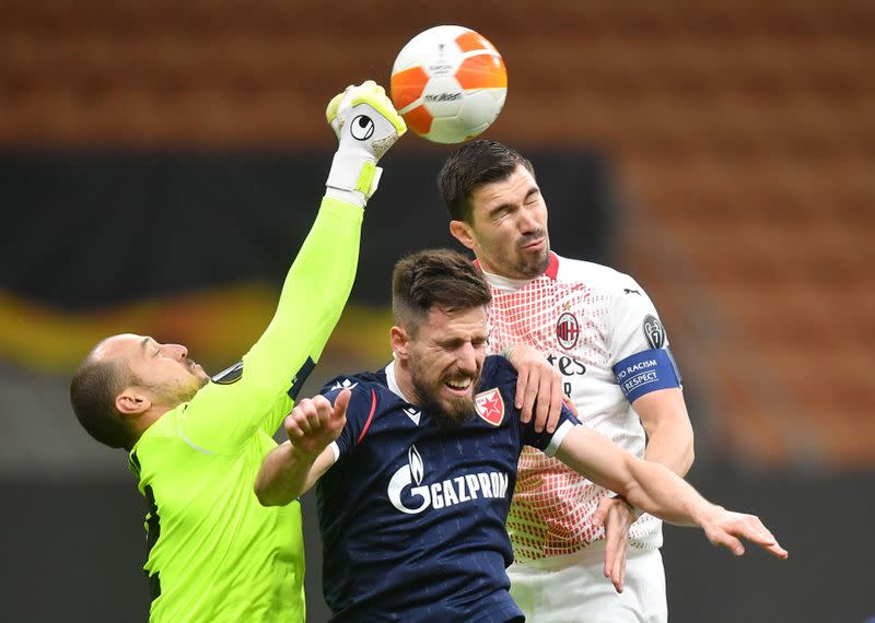 Europa League - Round of 32 Second Leg - AC Milan v Crvena Zvezda