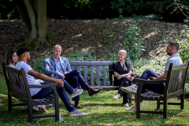 <p>Kensington Palace / Andy Parsons</p> Prince William holds a meeting in Windsor for his Homewards project