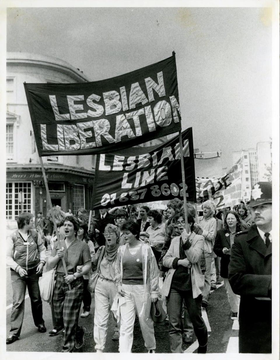 Pride’s 10th anniversary year 1982 (Robert Workman Archive/bishopsgate institute)