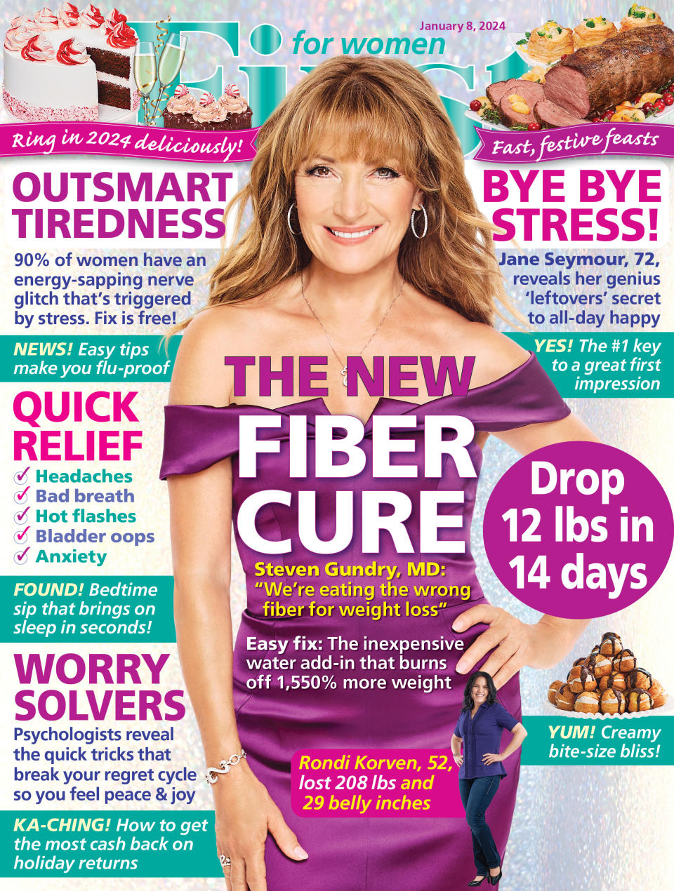 Jane Seymour on the cover of First for Women — on sale now!