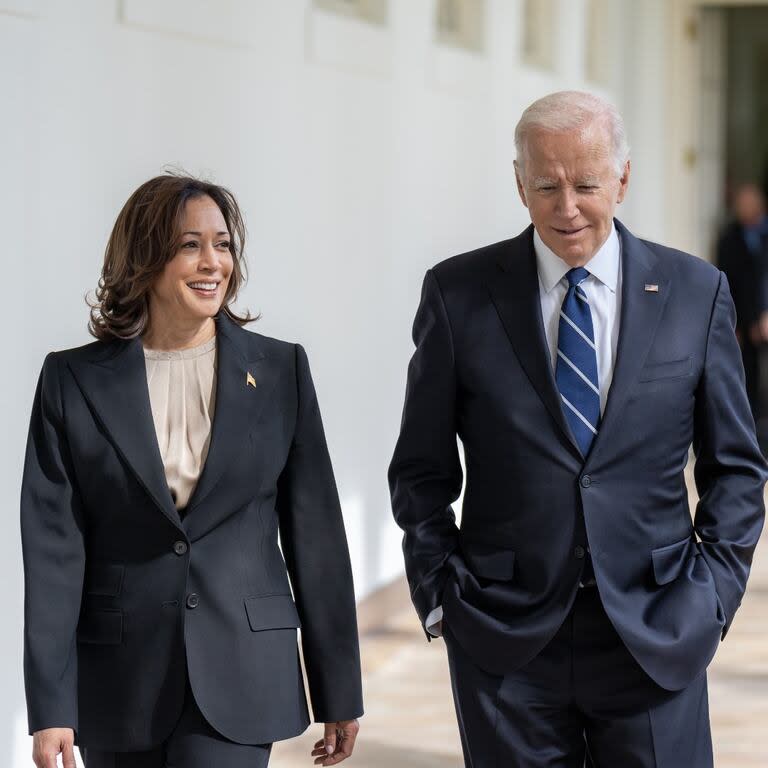 Kamala Harris y Joe Biden, en la Casa Blanca