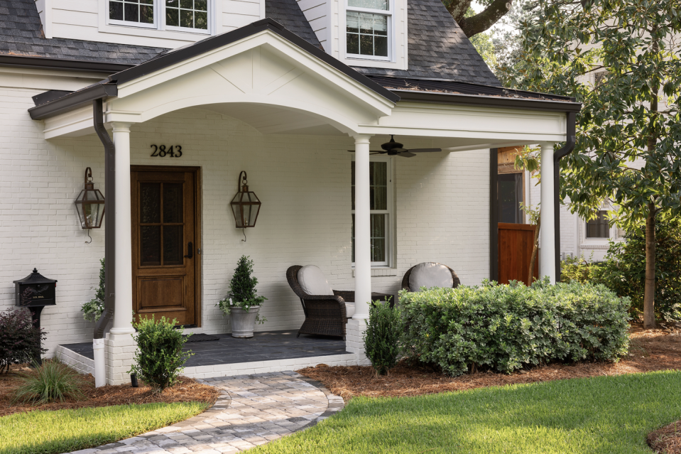 cozy front porch decor