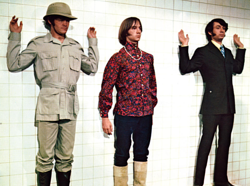 From left: Dolenz, Tork and Nesmith in ‘Head,’ 1968 - Credit: Everett Collection