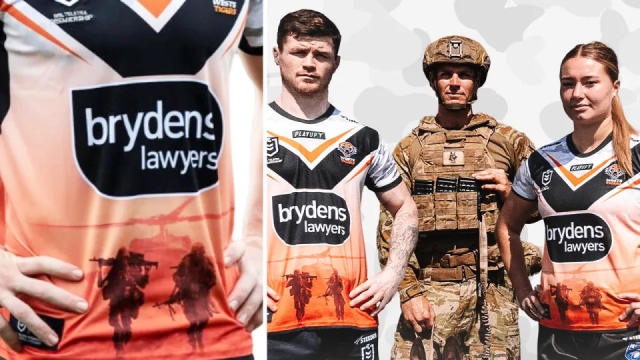 NRL Wests Tigers Anzac Day Jersey Mistake Issue Apology - ESPN