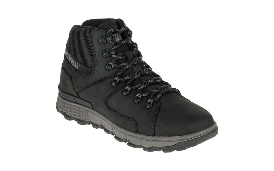 <p>From $117.99</p><p>To buy: <a rel="nofollow noopener" href="https://www.amazon.com/Caterpillar-Stiction-Hiker-Boots-Leather/dp/B01CV09GJM/ref=sr_1_1" target="_blank" data-ylk="slk:Amazon.com;elm:context_link;itc:0;sec:content-canvas" class="link ">Amazon.com</a></p>