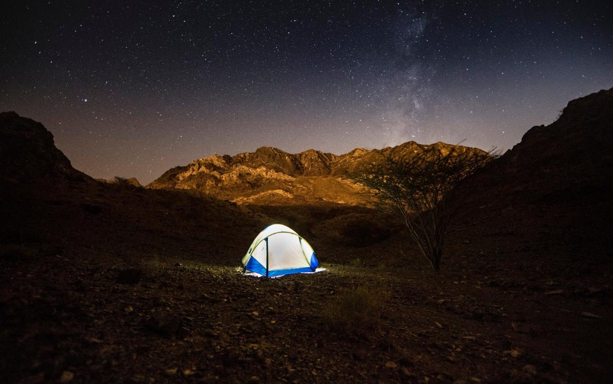 Camping in Hatta, Dubai