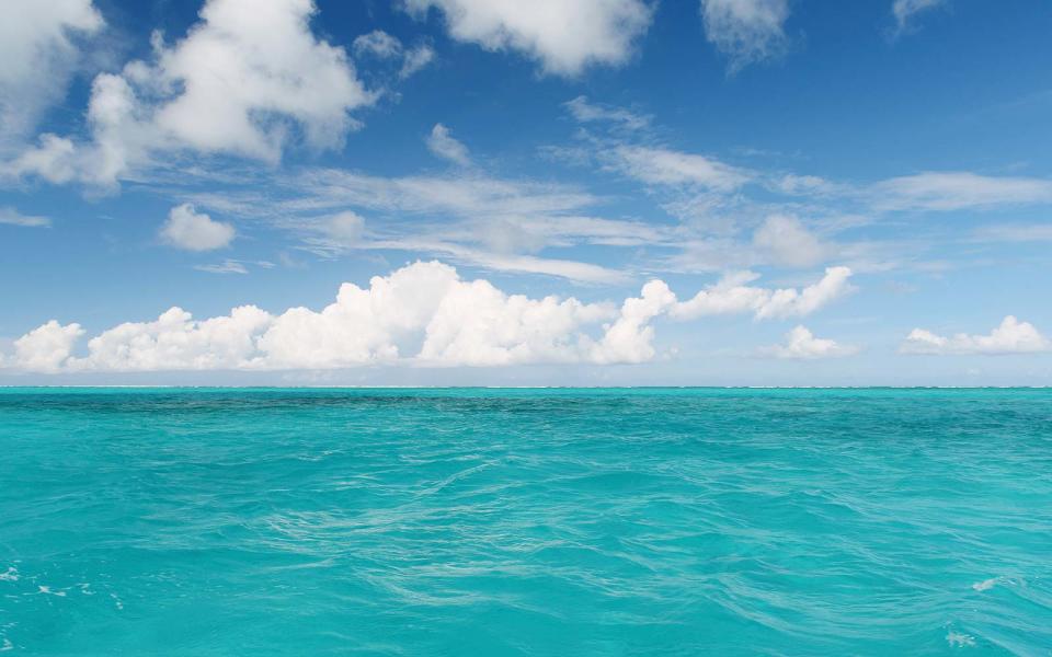 Blue sea and sky, Providenciales, Turks and Caicos Islands, Caribbean Instagram Tips Captions