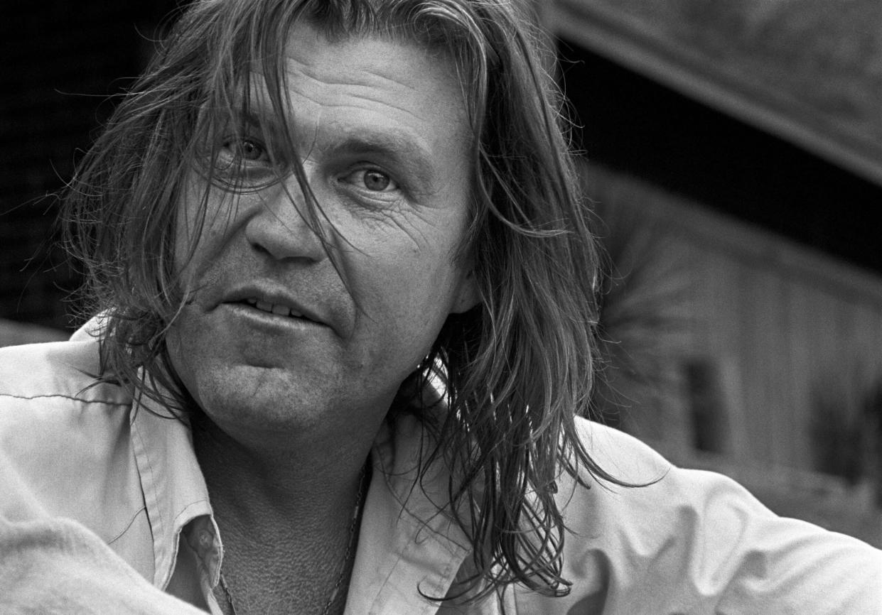 Capricorn’s outlaw-country singer Billy Joe Shaver at the 5th annual Capricorn Barbecue at Phil Walden’s Lakeside Park in 1976 in Macon, Georgia. (Credit: Tom Hill/Getty Images)