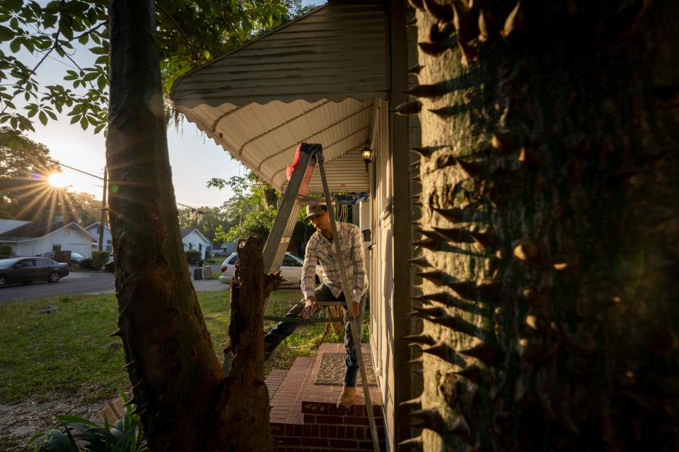 Francis Portillo says he was initially plagued with nightmares but eventually settled into his foster home and adapted well to his new life in the USA. He works for a remodeling company in Jacksonville, Fla.